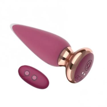 Imagem de Plug Anal Vibratório 10 Modos De Vibração Discreto e Versátil com Controle