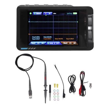 Imagem de 250ms/s, Largura de Banda de 50MHz, Osciloscópio Digital de 2 Canais Com Gerador de Sinal, Dispositivo Portátil para Desempenho Confiável, Transporte Fácil, Suporta Capturas de
