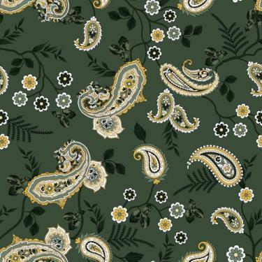 Imagem de VaryFloral Papel de parede floral paisley verde vintage descasque e cole papel de parede de flores exóticas para quarto sala de estar papel de contato botânico floral decorativo para armário