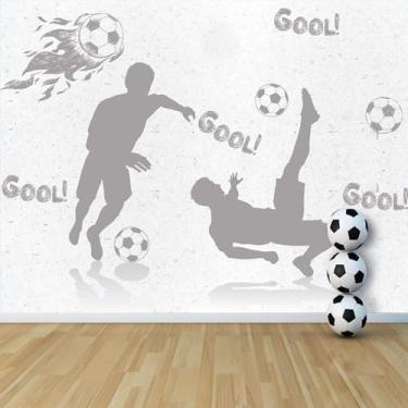 Imagem de Papel de Parede Quarto Menino Jogo de Futebol Painel 9m²