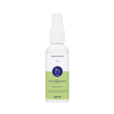 Imagem de Desodorante Pés e Calçados Homeopast - 120ml - Não Resseca a Pele-Unissex