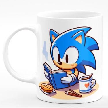 Imagem de Caneca de Porcelana Sonic the Hedgehog 325ml Coffee with Cinnamon - PR