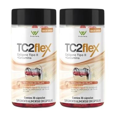 Imagem de Kit 2 Suplemento TC2flex Colágeno + Cúrcuma 30 Cápsulas