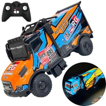 Imagem de Caminhão Rally Controle Remoto Led Luz Anda Todos Lados Diversão Velocidade Adrenalina Crianças e Adultos