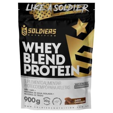 Imagem de Whey Blend Protein Concentrado e Isolado - 900g - Soldiers Nutrition (900g, Chocolate)
