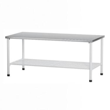 Imagem de Mesa Bancada de Apoio Tampo Inox 1,60m X 0,60m Ba 1600/600 - Metalcuba