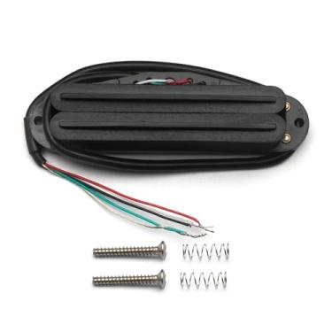 Imagem de SAPHUE Mini Humbucker Alnico 5 De Alta Saída 13-14K Para Captador Tamanho Único St, Bobina Dupla, Substituição Guitarra Elétrica