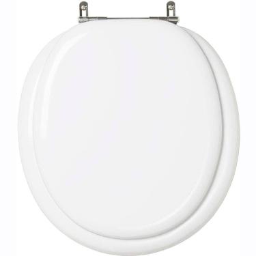 Imagem de Assento Sanitario Almofadado Buzios Branco Para Vaso Hervy