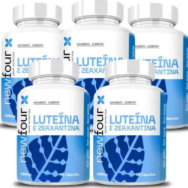 Imagem de Suplemento Luteína E Zeaxantina 60 Cápsulas Kit 05 Unidades - New Four