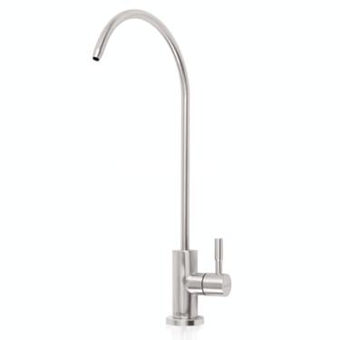 Imagem de Besdor Torneira de água potável, torneira de osmose reversa, torneira de filtro de água para sistemas de filtragem de água, torneira RO torneira de água filtrada de cozinha, sem chumbo, aço inoxidável