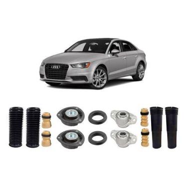 Imagem de 4 Kit Batente Dianteiro Traseiro Audi A3 Sedan 2016 2017 18 - QualyKit