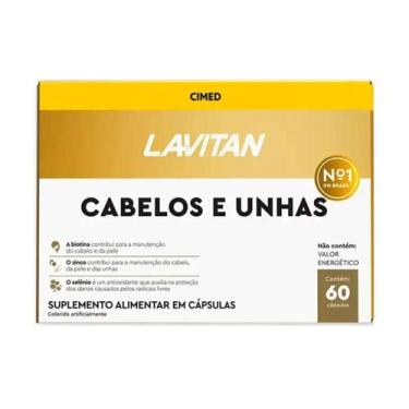 Imagem de Lavitan Cabelos e Unhas  Multivitamínico com 60 Cápsulas - Cimed
