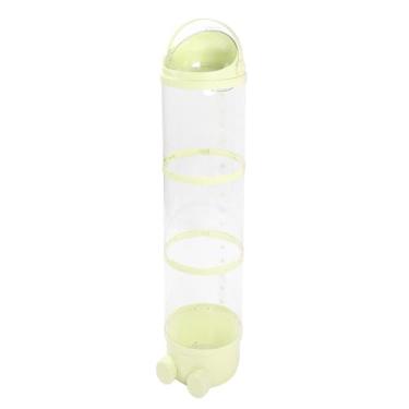Imagem de Fafeicy Tubo Interno Espaçoso, Material Seguro Organizador de Brinquedos de Pelúcia Transparente, Cesta de Roupas para Sala de Estar do Quarto (Verde)