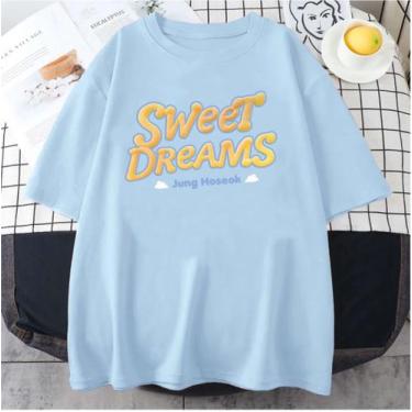 Imagem de Camiseta Sweet Dreams Hope Aesthetic Unissex - sneko, Azul claro, G
