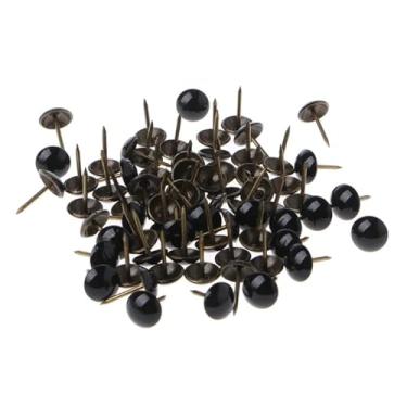 Imagem de 100 peças de latão antigo para estofamento de pregos, tachas de móveis, alfinetes, decoração de ferragens