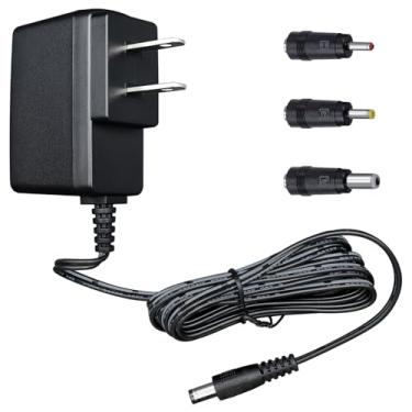 Imagem de OXZEEWEE Adaptador De Fonte Alimentação 12V 0,5A Listado Pela Ul Com 3 Plugues Cc, Ca 100~240V Para 500Ma, Carregador Transformador 6W, Cabo 6 Pés Comprimento Câmera Segurança Cctv, Roteador, Alto-F
