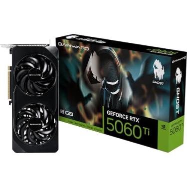 Imagem de Gainward RTX 5060 TI Ghost, Placa de Vídeo 8GB GDDR7, DLSS 3, Ray Tracing, Dual Fan