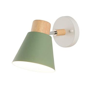 Imagem de Baoblaze Arandela de Parede E27 para Quarto e Sala, Verde, Tamanho real