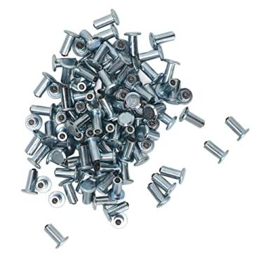 Imagem de Solinder 100pcs Pneus Não Deslizantes, Fáceis de Instalar Pinos de Roda de Carboneto para Caminhões Fora do Veículo, Alumínio Prateado Galvanizado