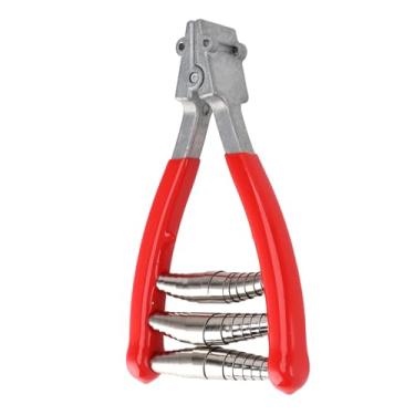 Imagem de Raquete de Badminton Profissional, Braçadeira de Amarração Com 3 Molas de Aço para Raquete de Tênis, Braçadeira de Partida Equipada Com Alça para Iniciantes (Vermelho)