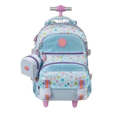 Imagem de MOCHILA C/RODINHAS XERYUS PETIT SWEET DREAMS Azul, M, Azul