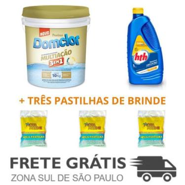 Imagem de Kit 1+ Clarificante de Piscina HTH 1L, 1+ Multiação Domclor