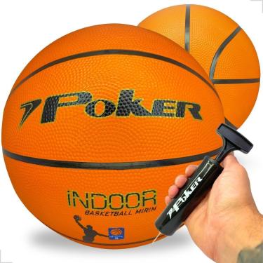 Imagem de Bola De Basquete Oficial Silenciosa Quadra+ Bomba De Ar Pro-Unissex