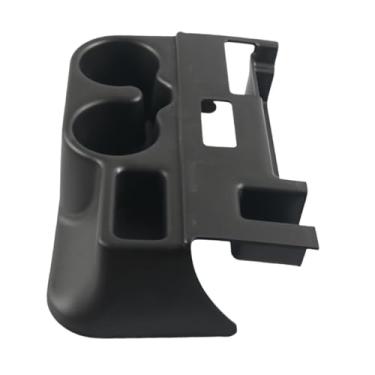 Imagem de ＫＬＫＣＭＳ Bandeja central preta para console central, porta-copos com protetor para RAM 1500 2500 3500, carro e caminhão