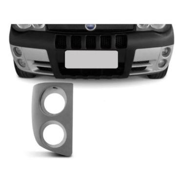 Imagem de Moldura Grade Parachoque Farol Milha Palio Strada