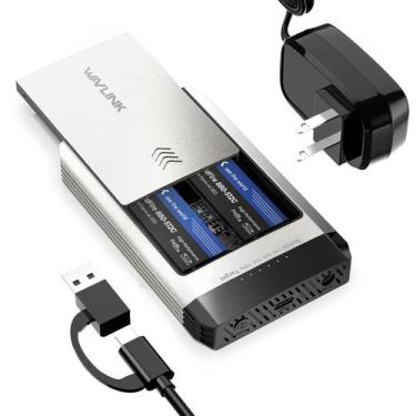 Imagem de SSD Cloner WAVLINK M.2 Compartimento de compartimento duplo NVMe de 20