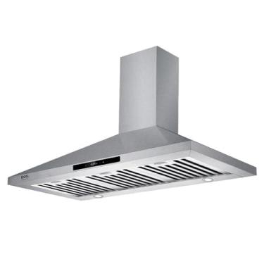 Imagem de Coifa e Depurador de Parede Piramidal Eos 90cm Premium Inox Epco90pp 110v