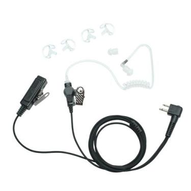 Imagem de Fone de ouvido com MIC PTT de 2 pinos para Motorola Walkie Talkie - Sa