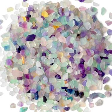 Imagem de Aquário Gravel Rocks Fluorite Tumbled Healing Crystal 200g - YATOJUZI