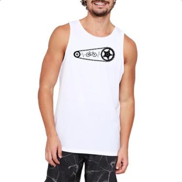 Imagem de Camiseta Regata Batimento cardiaco catraca bicicleta - Alearts, M