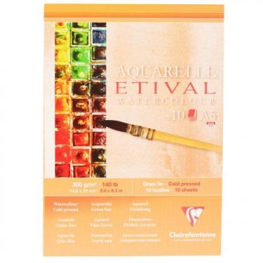 Imagem de Papel Para Aquarela Etival A5 300g Clairefontaine - 10 folhas