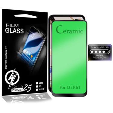 Imagem de Película 9d Cerâmica LG K61 LMQ630BAW 6.5 + película câmera - Cell In 