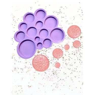 Imagem de R479 molde de silicone círculos diversos resina decorar - confeitaria 