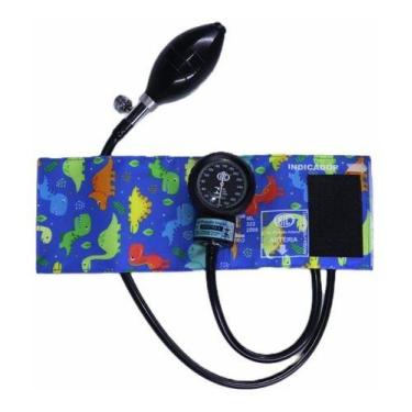 Imagem de Esfigmomanômetro Aparelho De Pressão Infantil Estampado Bic Cor Azul