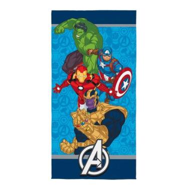 Imagem de Toalha Aveludada Estampada Avengers - Lepper