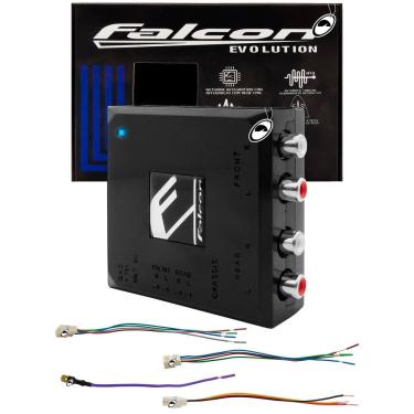 Imagem de Conversor RCA Falcon FC 4X 4 Canais Fio Para RCA