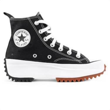 Imagem de Tênis Converse Run Star Hike Plataforma Cano Médio Preto (PRETO/BRANCO, BR, Adulto, Numérico, 33)