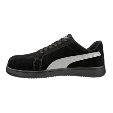 Imagem de PUMA Tênis masculino emblemático preto Eh Industrial, Preto/cinza, 42