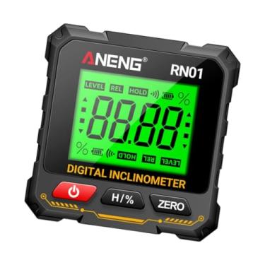 Imagem de ShengQuanHao Dispositivo de Medição de ângulo, Ferramenta de Nivelamento de Máquina, Mini Ferramenta Inclinômetro Eletrônico Compacto para Decoração de Casa, Engen