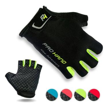 Imagem de 2X Luva Meio Dedo Ciclismo Bicicleta Bike Masculina Feminina