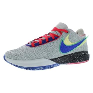 Imagem de Nike Lebron 20 XX Tênis de basquete masculino, Prata clara/Hyper Royal, 39
