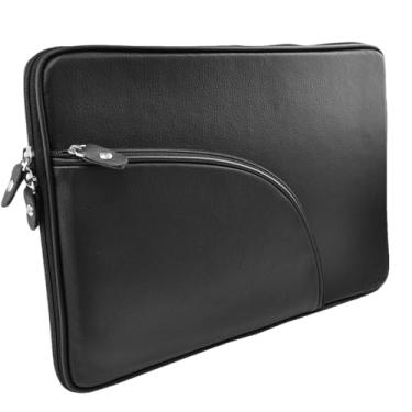 Imagem de Bolsa Pasta Porta Notebook Sintético Vayly com Alça de Mão e Proteção Interna Acolchoada. (Preto)