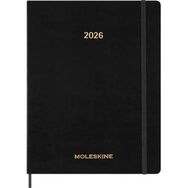 Imagem de Moleskine 2026 15-Month Essential Planner, Soft Cover, Weekly Vertical, XXL (8.5" x 11"), Black, 144 pages