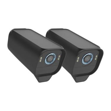 Imagem de Holicfun Capas de silicone para eufyCam S3 Pro - preta, pacote com 2