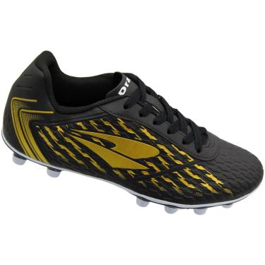 Imagem de CHUTEIRA ADULTO - DRAY - REF 334 - COR PRETO/OURO - NUM 38