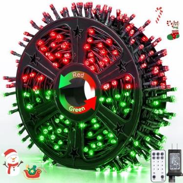 Imagem de Luzes de Natal JMEXSUSS 173 pés 500 LED que mudam de cor